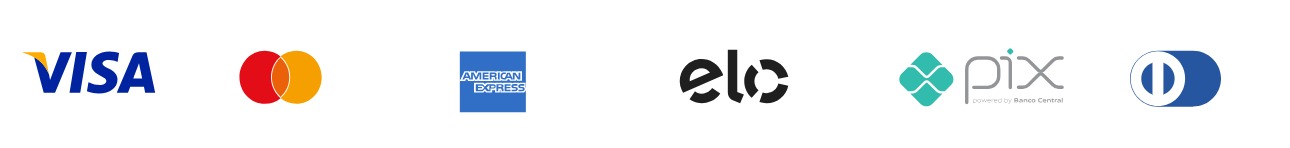 Formas de pagamento aceitas